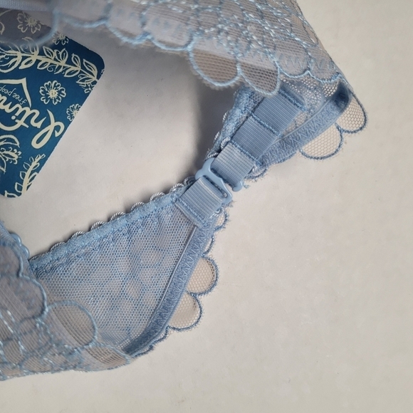 Intimately Free People Lucia underwire light blue bra 32C - Picture 7 of 8